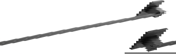 Mexen Vane handdoekhouder, zwart - 7020924-70