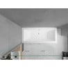 Mexen Cube rechteckige Badewanne 170 x 80 cm mit Verkleidung und 3-flügeliger Faltwand 120 cm, transparent, Chrom - 550517080X9?