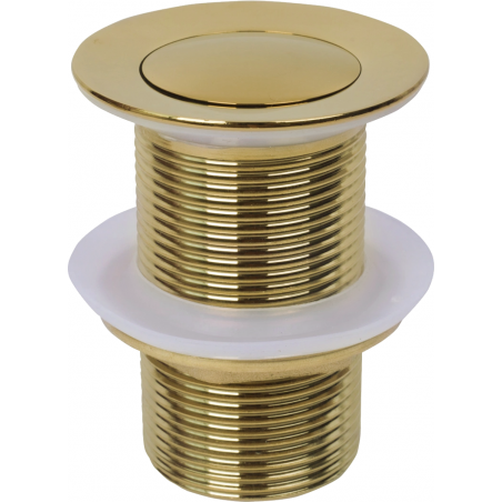 Mexen klik-klak plug klein rond, goud - 79915-50