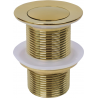 Mexen klep-klak afvoerplug klein rond, goud - 79915-50