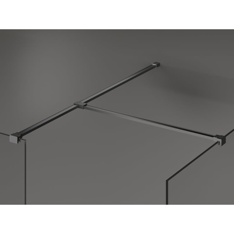 Mexen Kioto dušisein Walk-in 120 x 90 cm, läbipaistev, gunmetal - 800-120-202-95-00-090