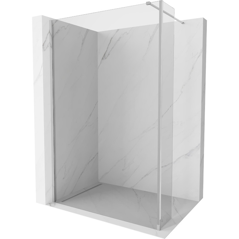 Mexen Kioto dušisein Walk-in 180 x 30 cm, läbipaistev, kroom - 800-180-212-01-00-030