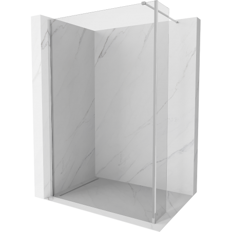 Mexen Kioto shower wall Walk-in 105 x 40 cm, transparent, chrome - 800-105-212-01-00-040