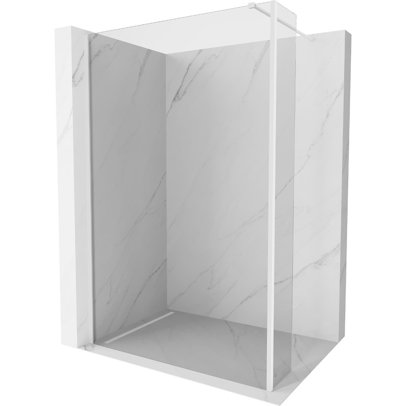 Mexen Kioto dušisein Walk-in 90 x 40 cm, läbipaistev, valge - 800-090-212-20-00-040