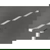 Mexen Kioto Walk-in-Duschwand 100 x 40 cm, transparent, weiß - 800-100-212-20-00-040