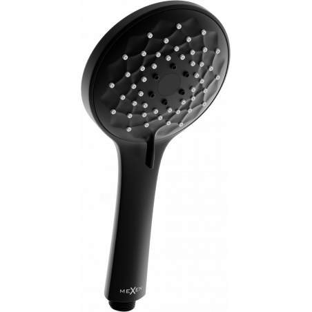 Mexen R-74 3-function shower handle, black - 79574-70