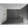 Mexen Kioto dušisein Walk-in 140 x 40 cm, läbipaistev, kuldne - 800-140-212-50-00-040