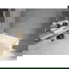 Mexen Cubik rechthoekig bad 150 x 70 cm met ombouw en 1-delige douchetussenschot 80 cm, transparant, chroom - 550315070X9008010?