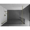 Mexen Kioto ścianka prysznicowa Walk-in 120 x 30 cm, transparent, złota szczotkowana - 800-120-212-55-00-030