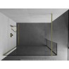 Mexen Kioto dušisein Walk-in 160 x 40 cm, läbipaistev, kuldne harjatud - 800-160-212-55-00-040