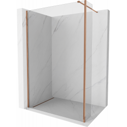 Mexen Kioto ścianka prysznicowa Walk-in 105 x 30 cm, transparent, różowe złoto - 800-105-212-60-00-030