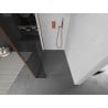Mexen Kioto dušisein Walk-in 115 x 30 cm, läbipaistev, roosa kuld - 800-115-212-60-00-030