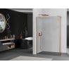 Mexen Kioto Duschwand Walk-in 90 x 40 cm, transparent, gebürstetes Kupfer - 800-090-212-65-00-040
