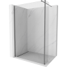 Mexen Kioto ścianka prysznicowa Walk-in 105 x 30 cm, transparent, gun gray szczotkowany - 800-105-212-66-00-030