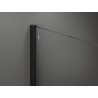 Mexen Kioto dušisein Walk-in 90 x 30 cm, läbipaistev, must - 800-090-212-70-00-030