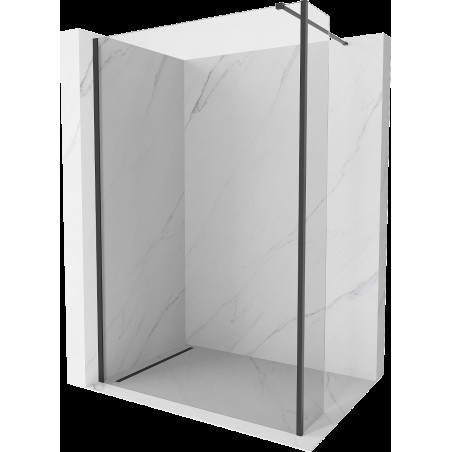 Mexen Kioto ścianka prysznicowa Walk-in 110 x 30 cm, transparent, czarna - 800-110-212-70-00-030