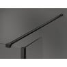 Mexen Kioto Duschwand Walk-in 90 x 40 cm, transparent, schwarz - 800-090-212-70-00-040