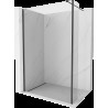 Mexen Kioto ścianka prysznicowa Walk-in 115 x 40 cm, transparent, czarna - 800-115-212-70-00-040