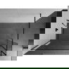 Mexen Kioto Duschwand Walk-in 100 x 40 cm, transparent, schwarz - 800-100-212-70-00-040