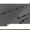 Mexen Kioto Duschwand Walk-in 100 x 40 cm, schwarzer Rahmen, schwarz - 800-100-212-70-70-040