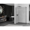Mexen Kioto Tuš stena Walk-in 110 x 40 cm, prosojna, gun metal - 800-110-212-95-00-040