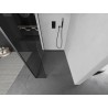 Mexen Kioto dušisein Walk-in 125 x 40 cm, läbipaistev, relvmetall - 800-125-212-95-00-040