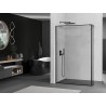 Mexen Kioto dušisein Walk-in 160 x 40 cm, must raam, gun metal - 800-160-212-95-70-040