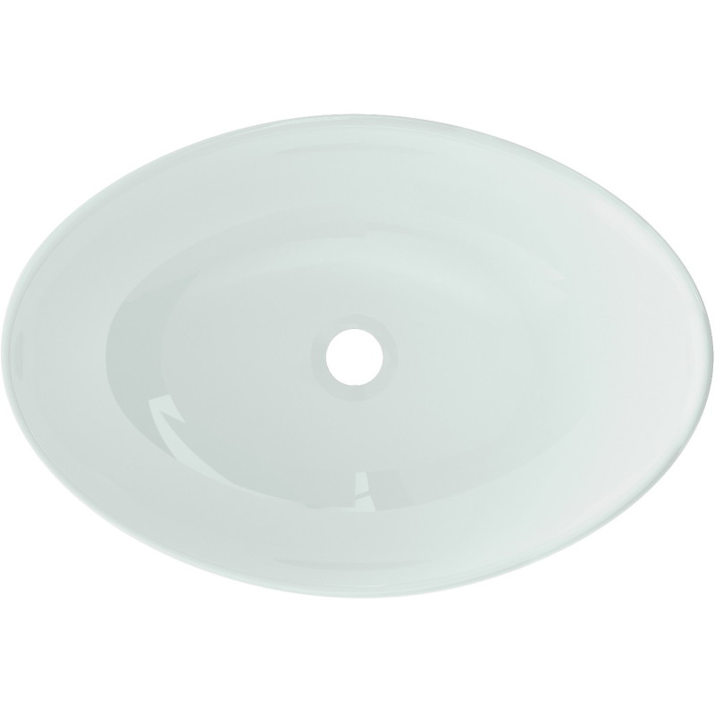 Mexen Sonia Glas-Waschtischschüssel 54 x 37 cm, weiß - 24145430