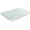 Mexen Megan Glaswaschbecken Aufsatzwaschbecken 56 x 36 cm, weiß - 24135630
