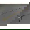 Mexen Kioto vrijstaande douchewand 100 x 200 cm, transparant 8 mm, goud - 800-100-002-50-00