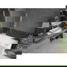 Mexen Next L Badewannenabtrennung 1-flügelig 50 x 150 cm, transparent, weiß - 895-050-000-03-00-20