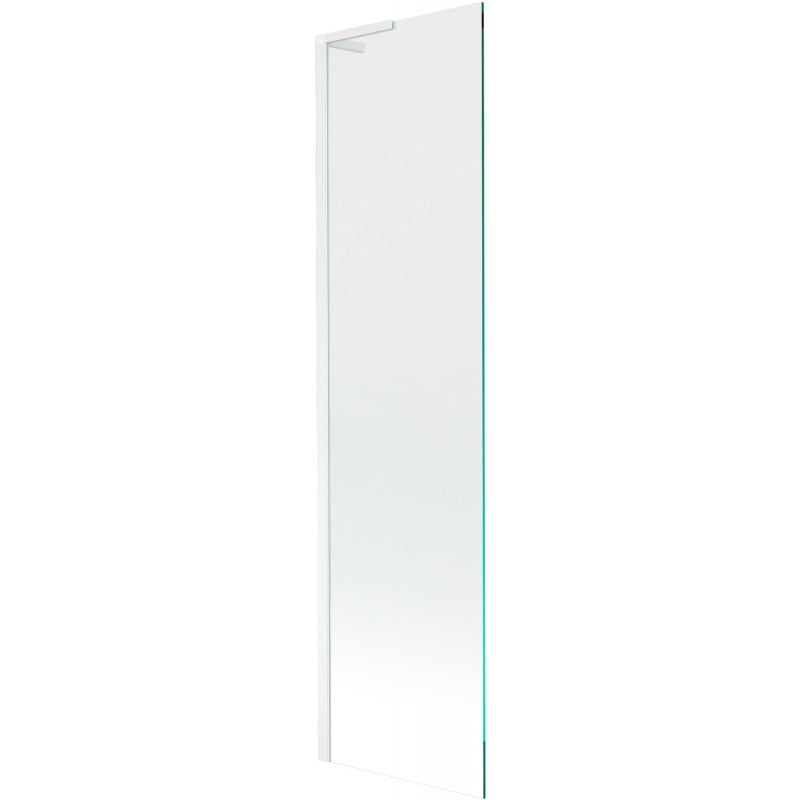 Mexen Next L 1-osainen suihkuseinä 50 x 150 cm, läpinäkyvä, valkoinen - 895-050-000-03-00-20