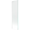 Mexen Next L Badewannenabtrennung 1-flügelig 50 x 150 cm, transparent, weiß - 895-050-000-03-00-20