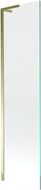 Mexen Next L Duschabtrennung 1-flügelig 50 x 150 cm, transparent, gold - 895-050-000-03-00-50