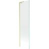Mexen Next L Bathtub Screen 1-panel 50 x 150 cm, Transparent, Brushed Gold - 895-050-000-03-00-55