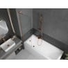 Mexen Next L paravan za tuširanje s 1 krilom 50 x 150 cm, proziran, brušeni bakar - 895-050-000-03-00-65