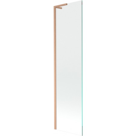Mexen Next L Badewannenfaltwand 1-flügelig 50 x 150 cm, transparent, gebürstetes Kupfer - 895-050-000-03-00-65