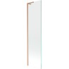 Mexen Next L Badewannenfaltwand 1-flügelig 50 x 150 cm, transparent, gebürstetes Kupfer - 895-050-000-03-00-65