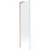 Mexen Next L paravan za tuširanje s 1 krilom 50 x 150 cm, proziran, brušeni bakar - 895-050-000-03-00-65