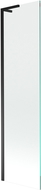 Mexen Next L 1-panel bath screen 50 x 150 cm, transparent, black - 895-050-000-03-00-70