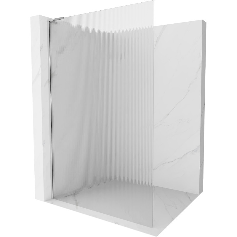Mexen Kioto L dušisein Walk-in 80 x 200 cm, triibuline, kroom - 800-080-103-01-09