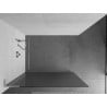 Mexen Kioto L paroi de douche Walk-in 90 x 200 cm, transparent, chrome - 800-090-103-01-09
