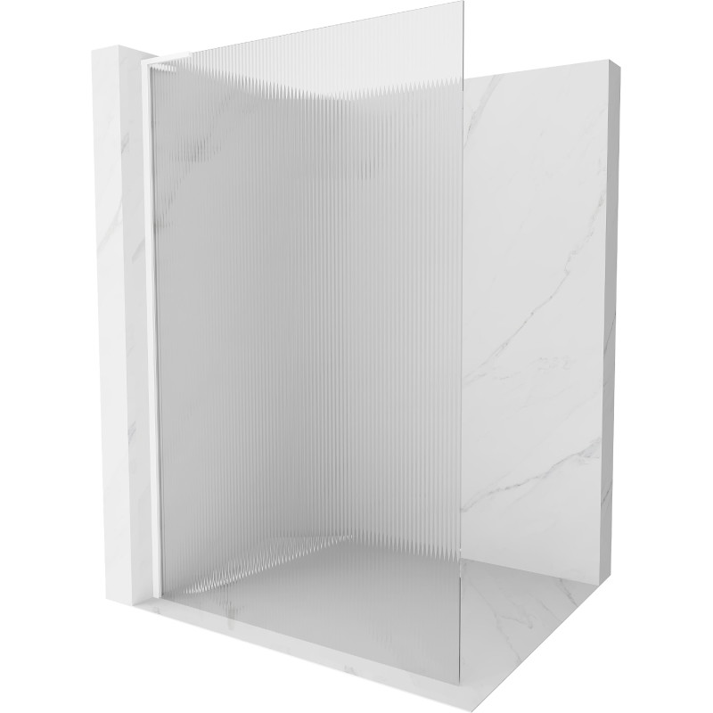 Mexen Kioto L dušisein Walk-in 80 x 200 cm, triibuline, valge - 800-080-103-20-09