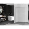 Mexen Kioto L Duschwand Walk-in 100 x 200 cm, transparent, weiß - 800-100-103-20-09