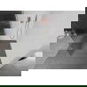 Mexen Kioto L Duschwand Walk-in 100 x 200 cm, Prägungen, gebürstetes Kupfer - 800-100-103-65-09