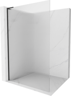 Mexen Kioto L douchewand Walk-in 80 x 200 cm, strepen, zwart - 800-080-103-70-09