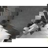 Mexen Next L Badewannenfaltwand 1-flügelig 50 x 150 cm, transparent, Gun Metal - 895-050-000-03-00-95