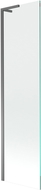 Mexen Next L Badewannenfaltwand 1-flügelig 50 x 150 cm, transparent, Gun Metal - 895-050-000-03-00-95