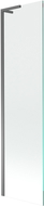 Mexen Next L vannas ekrāns ar vienu paneli 50 x 150 cm, caurspīdīgs, metālisks pelēks - 895-050-000-03-00-95