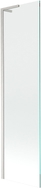 Mexen Next L parawan nawannowy 1-skrzydłowy 50 x 150 cm, transparent, nikiel szczotkowany - 895-050-000-03-00-97